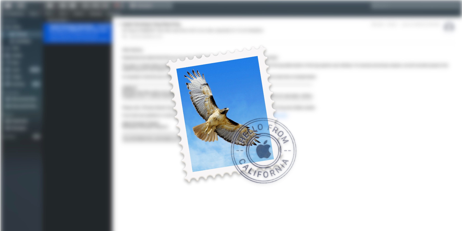 what is the default mail client for mac os:x